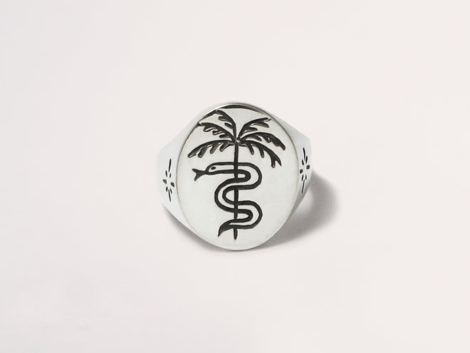 Paradise Signet Sterling Silver