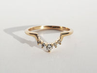 White Diamond Radiant Band *READY TO SHIP*