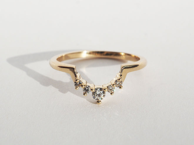 White Diamond Radiant Band *READY TO SHIP*